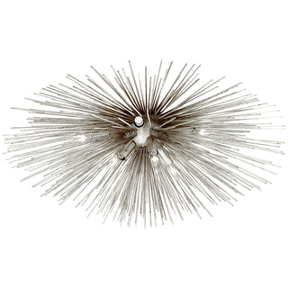 Visual Comfort Signature Canada - KW 4071BSL - Ten Light Flush Mount - Strada - Burnished Silver Leaf