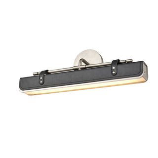 Alora Canada - WV307919ANTL - LED Wall Sconce - Valise - Aged Nickel/Tuxedo Leather