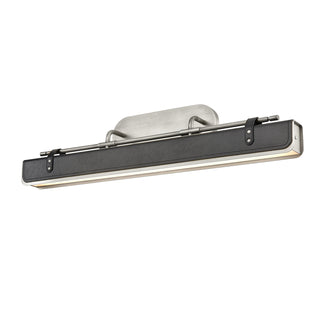 Alora Canada - WV307931ANTL - LED Wall Sconce - Valise - Aged Nickel/Tuxedo Leather