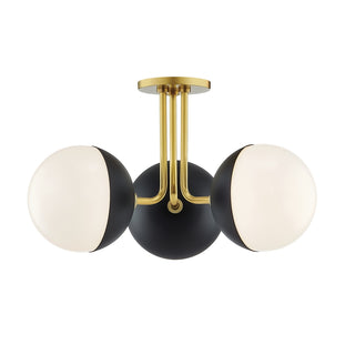 Renee Three Light Semi Flush Mount