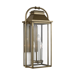 Visual Comfort Studio Canada - OL13201PDB - Three Light Lantern - Wellsworth - Painted Distressed Brass