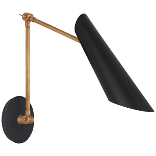 Visual Comfort Signature Canada - ARN 2411HAB-BLK - LED Wall Sconce - Franca - Hand-Rubbed Antique Brass