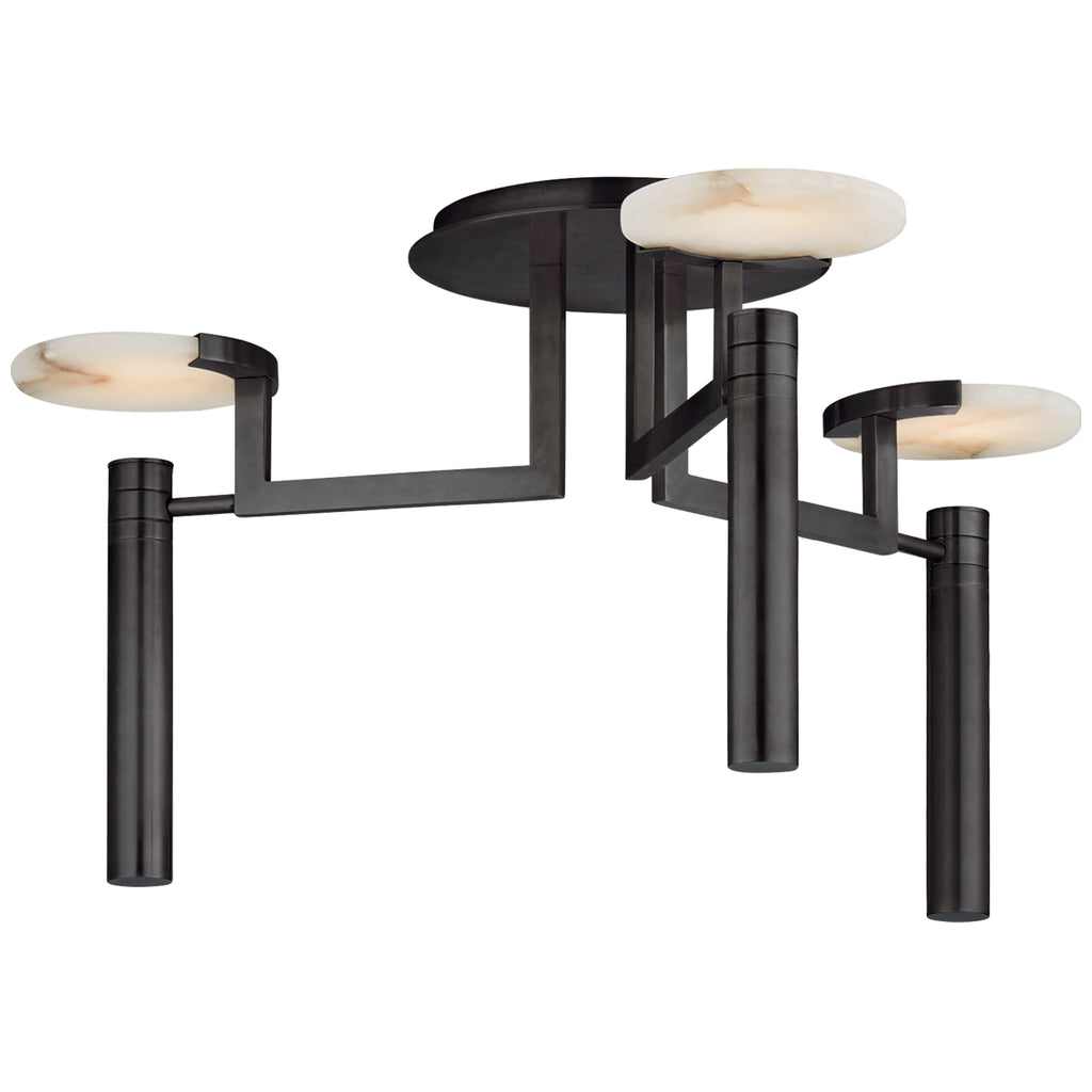 Visual Comfort Signature Canada - KW 4015BZ-ALB - LED Semi-Flush Mount - Melange - Bronze