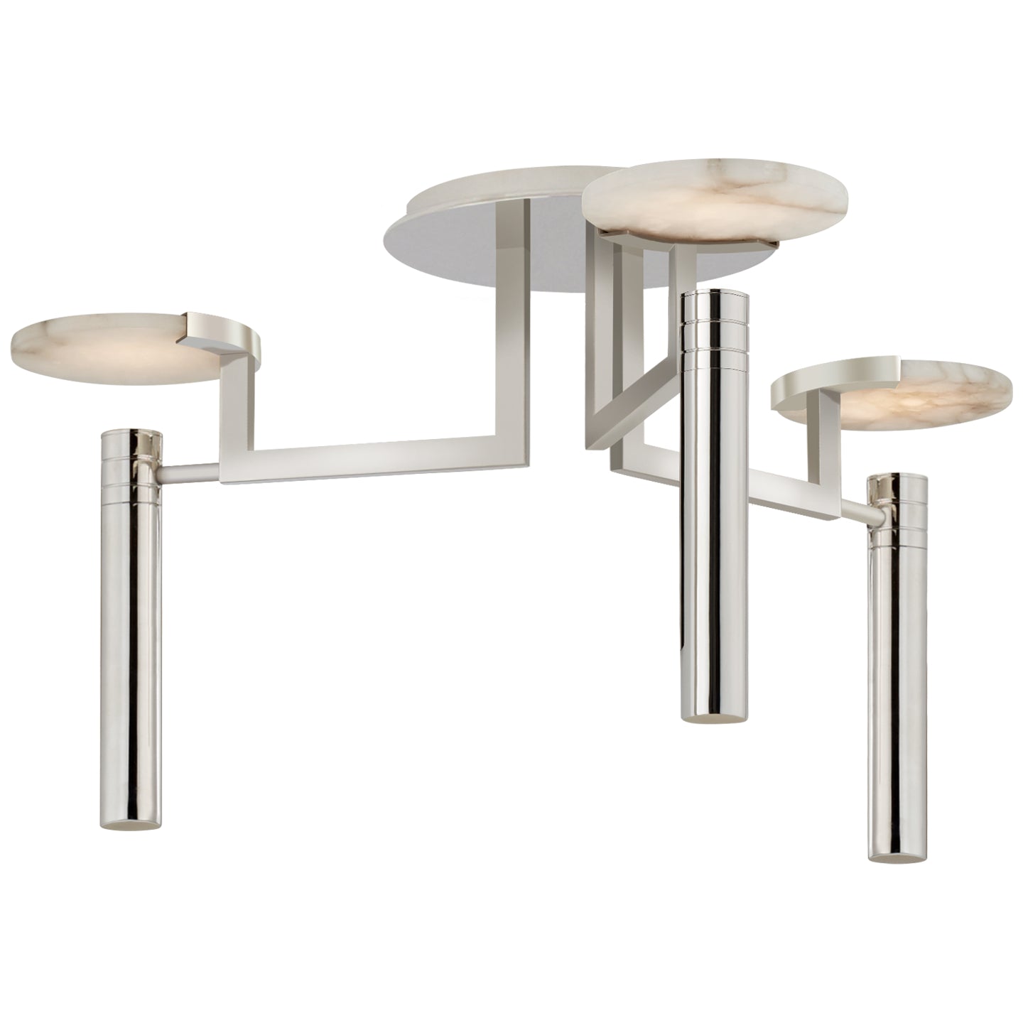 Visual Comfort Signature Canada - KW 4015PN-ALB - LED Semi-Flush Mount - Melange - Polished Nickel