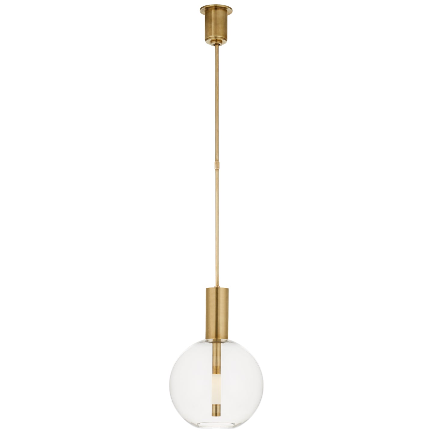Visual Comfort Signature Canada - KW 5131AB - LED Pendant - Nye - Antique-Burnished Brass
