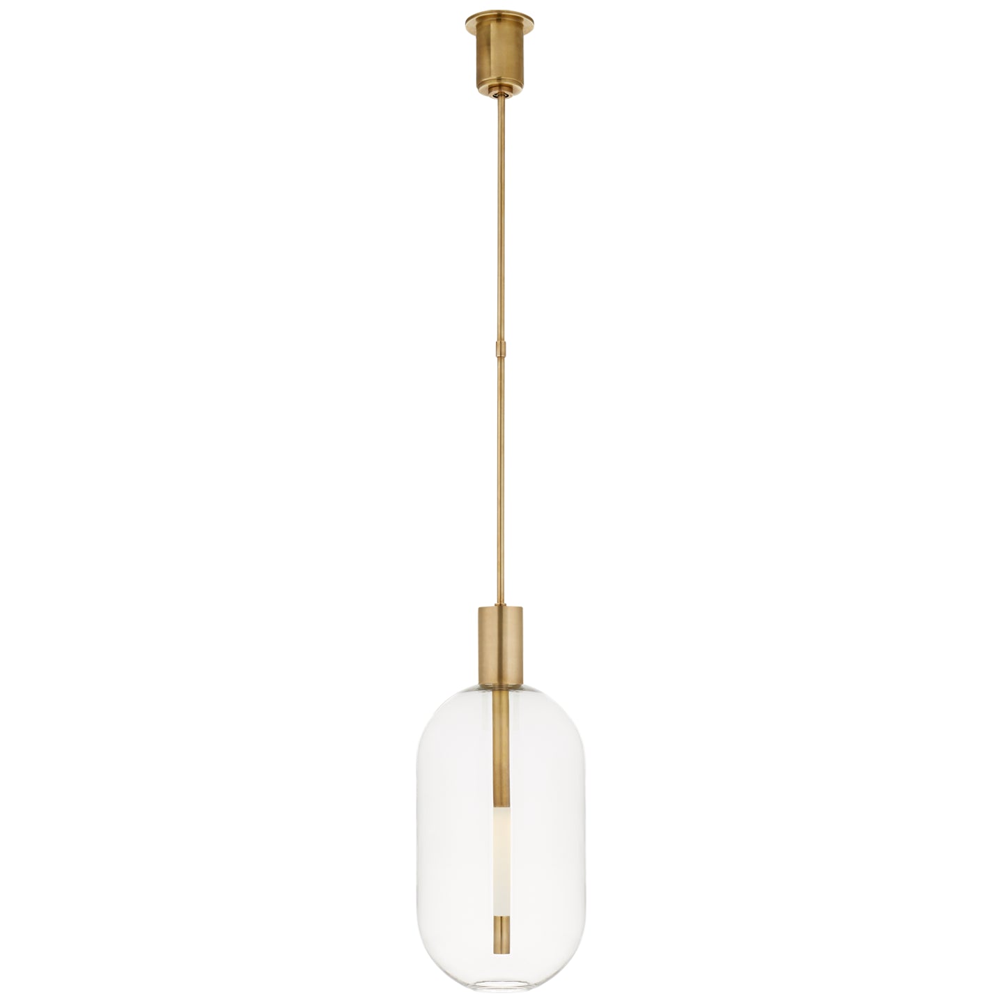Visual Comfort Signature Canada - KW 5132AB - LED Pendant - Nye - Antique-Burnished Brass