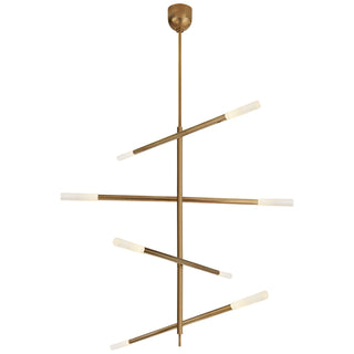 Visual Comfort Signature Canada - KW 5593AB-EC - LED Chandelier - Rousseau - Antique-Burnished Brass