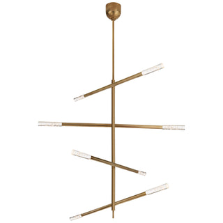 Visual Comfort Signature Canada - KW 5593AB-SG - LED Chandelier - Rousseau - Antique-Burnished Brass