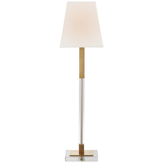 Visual Comfort Signature Canada - CHA 8989AB/CG-L - One Light Buffet Lamp - Reagan - Antique-Burnished Brass and Crystal
