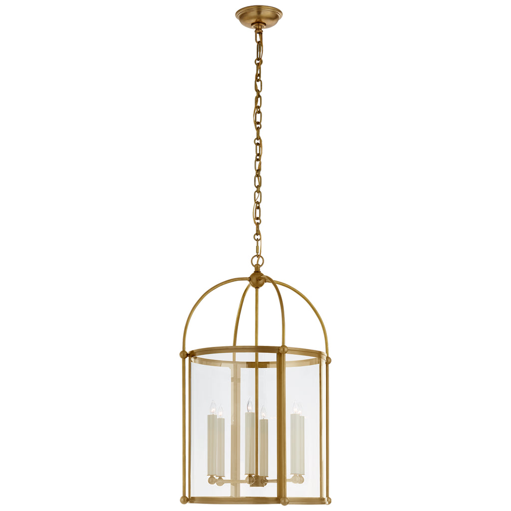 Visual Comfort Signature Canada - CHC 3451AB-CG - Six Light Lantern - Riverside Round - Antique-Burnished Brass