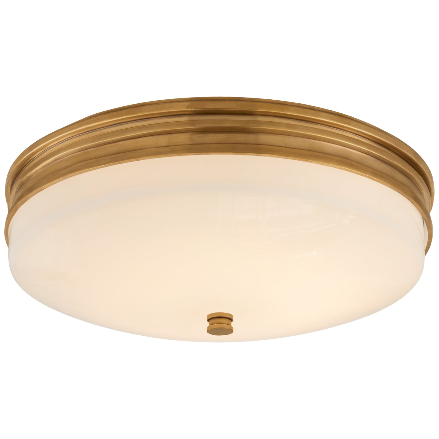 Visual Comfort Signature Canada - CHC 4601AB-WG - LED Flush Mount - Launceton - Antique-Burnished Brass