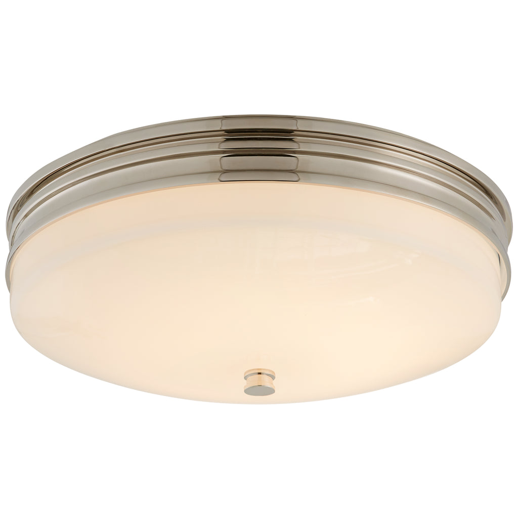 Visual Comfort Signature Canada - CHC 4601PN-WG - LED Flush Mount - Launceton - Polished Nickel