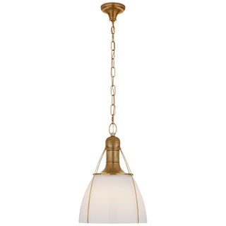 Visual Comfort Signature Canada - CHC 5476AB-WG - One Light Pendant - Prestwick - Antique-Burnished Brass