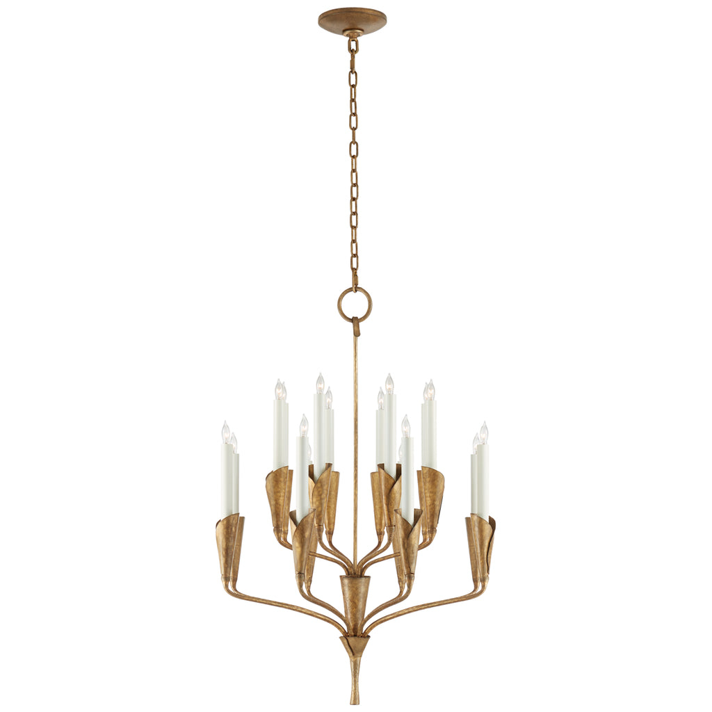 Visual Comfort Signature Canada - CHC 5501GI - 16 Light Chandelier - Aiden - Gilded Iron