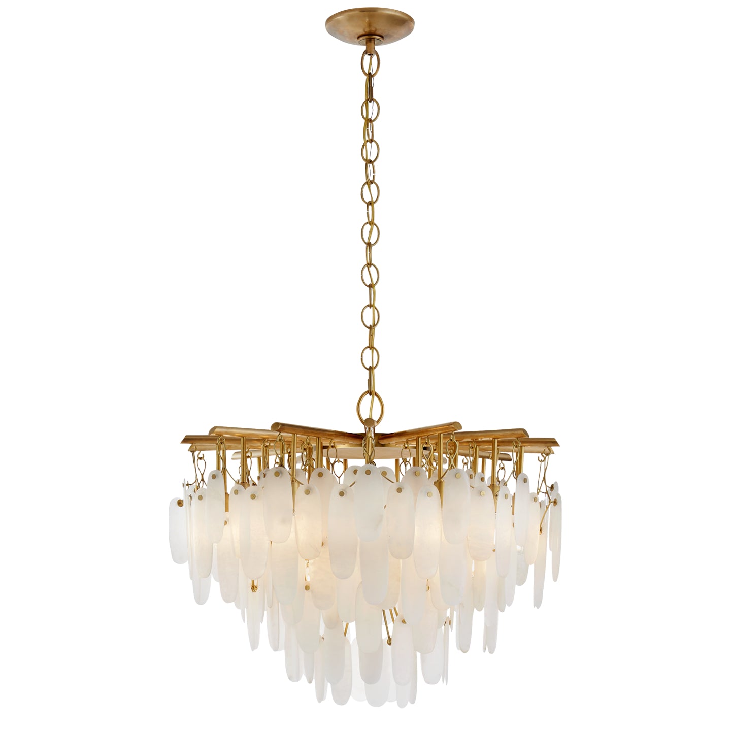 Visual Comfort Signature Canada - CHC 5910AB-ALB - LED Chandelier - Cora - Antique-Burnished Brass