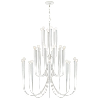 Visual Comfort Signature Canada - JN 5072PW - 30 Light Chandelier - Acadia - Plaster White