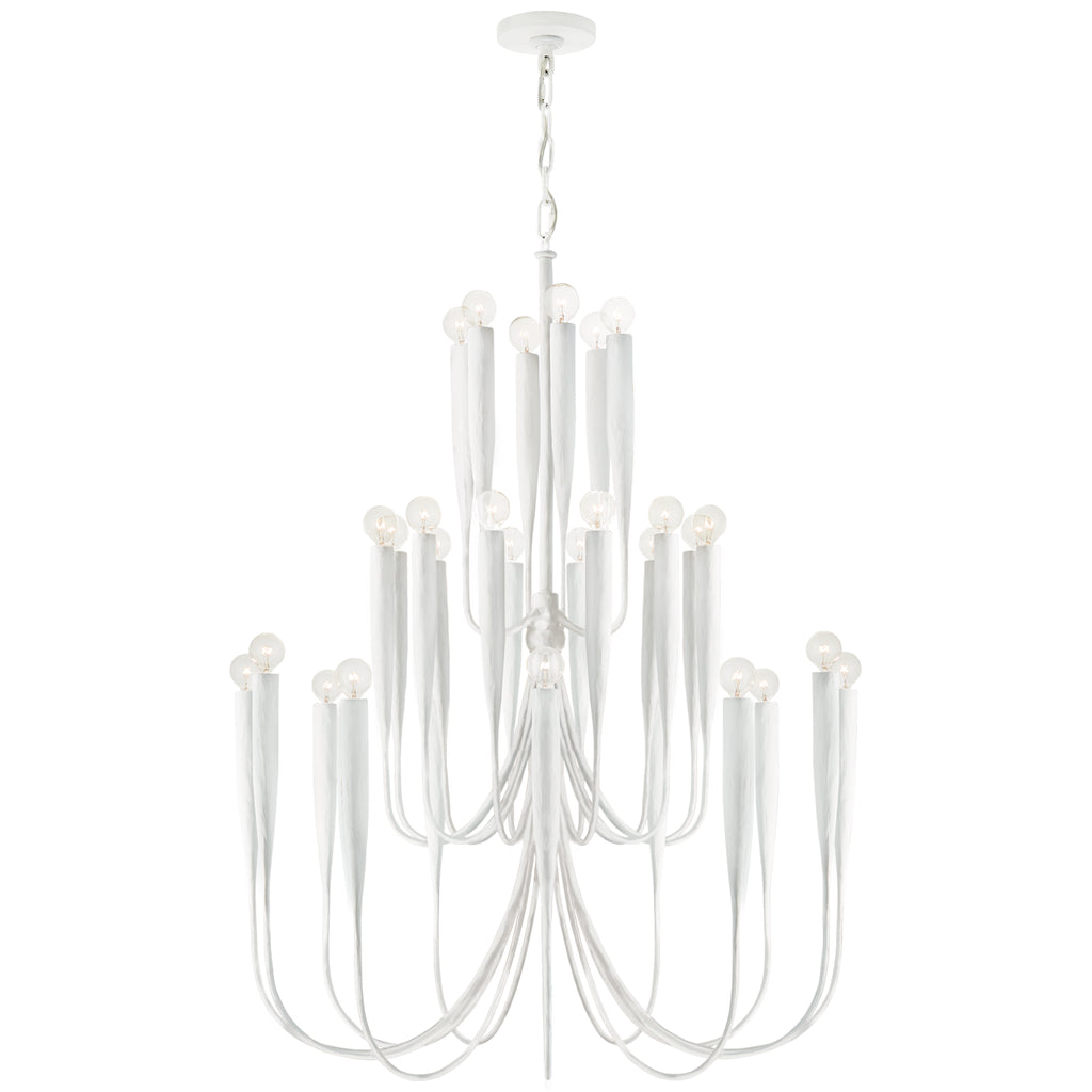 Visual Comfort Signature Canada - JN 5072PW - 30 Light Chandelier - Acadia - Plaster White