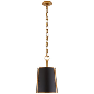 Visual Comfort Signature Canada - S 5645HAB-BLK - One Light Pendant - Hastings - Hand-Rubbed Antique Brass