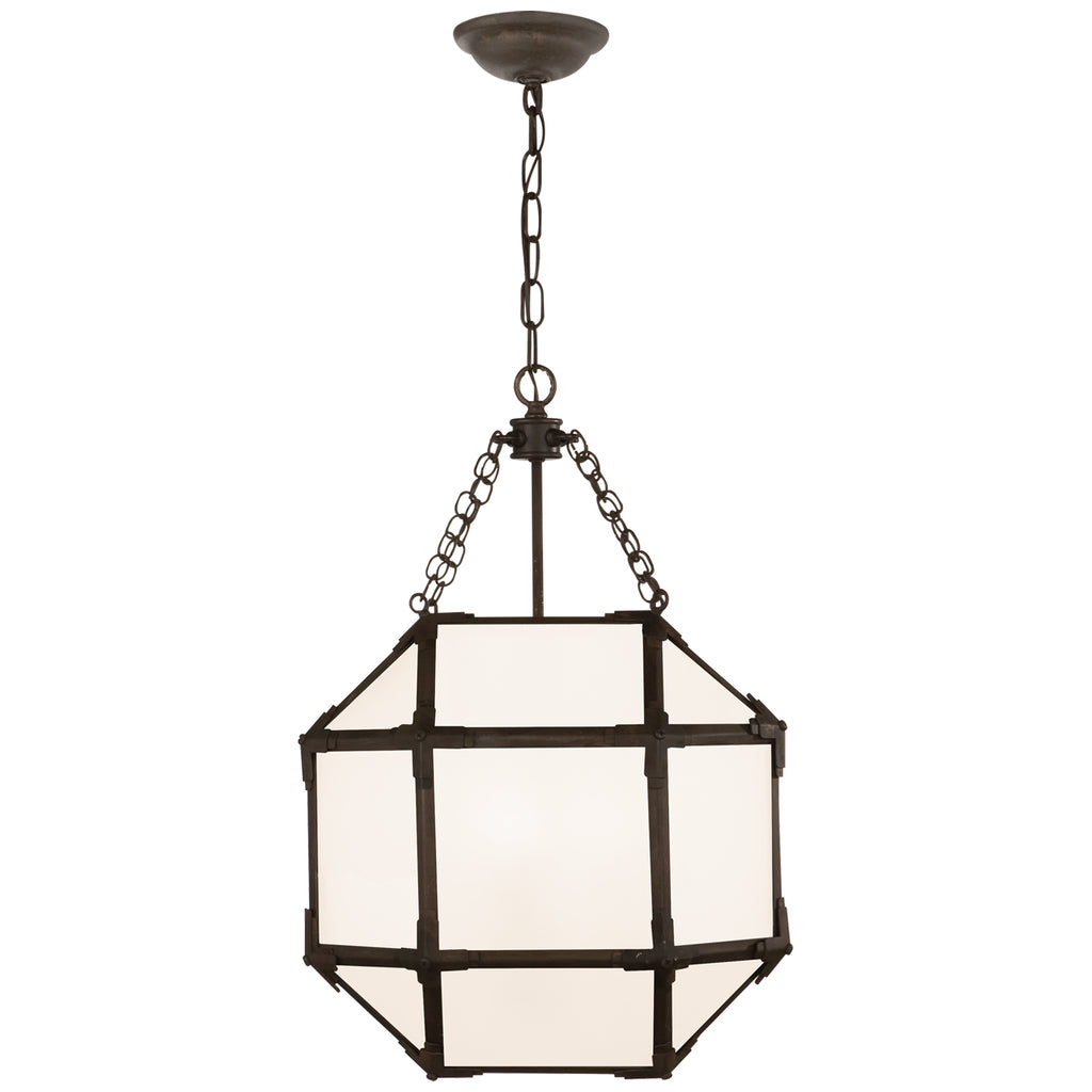 Visual Comfort Signature Canada - SK 5008AZ-WG - Three Light Lantern - Morris - Antique Zinc
