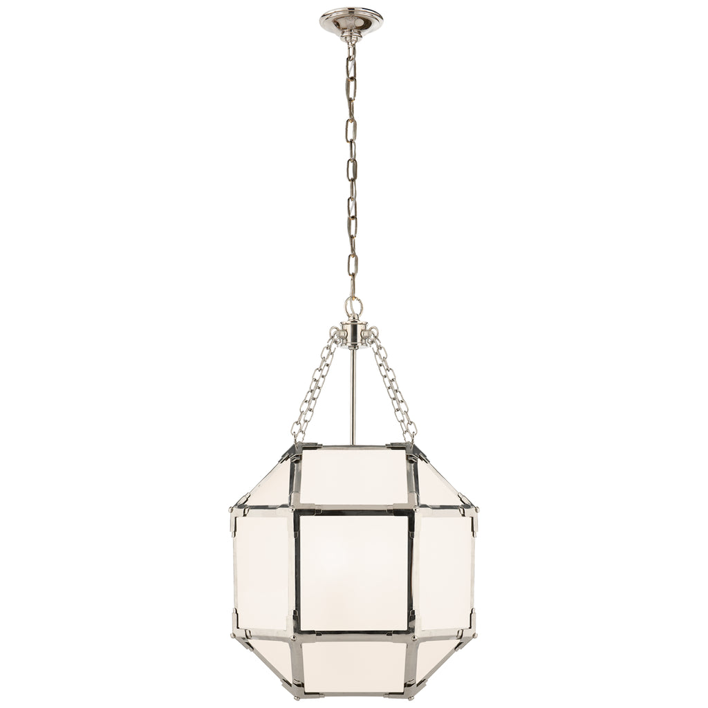 Visual Comfort Signature Canada - SK 5008PN-WG - Three Light Lantern - Morris - Polished Nickel