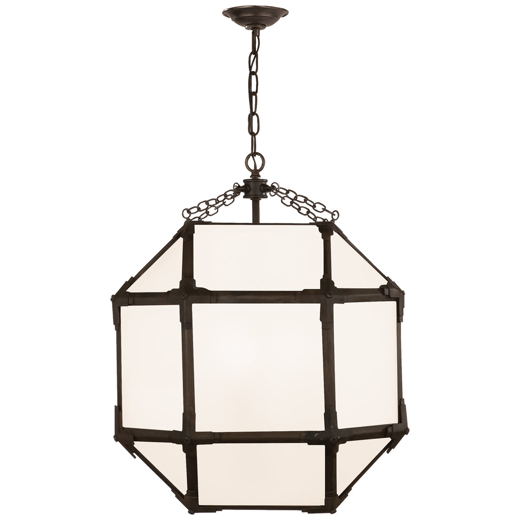 Visual Comfort Signature Canada - SK 5009AZ-WG - Three Light Lantern - Morris - Antique Zinc