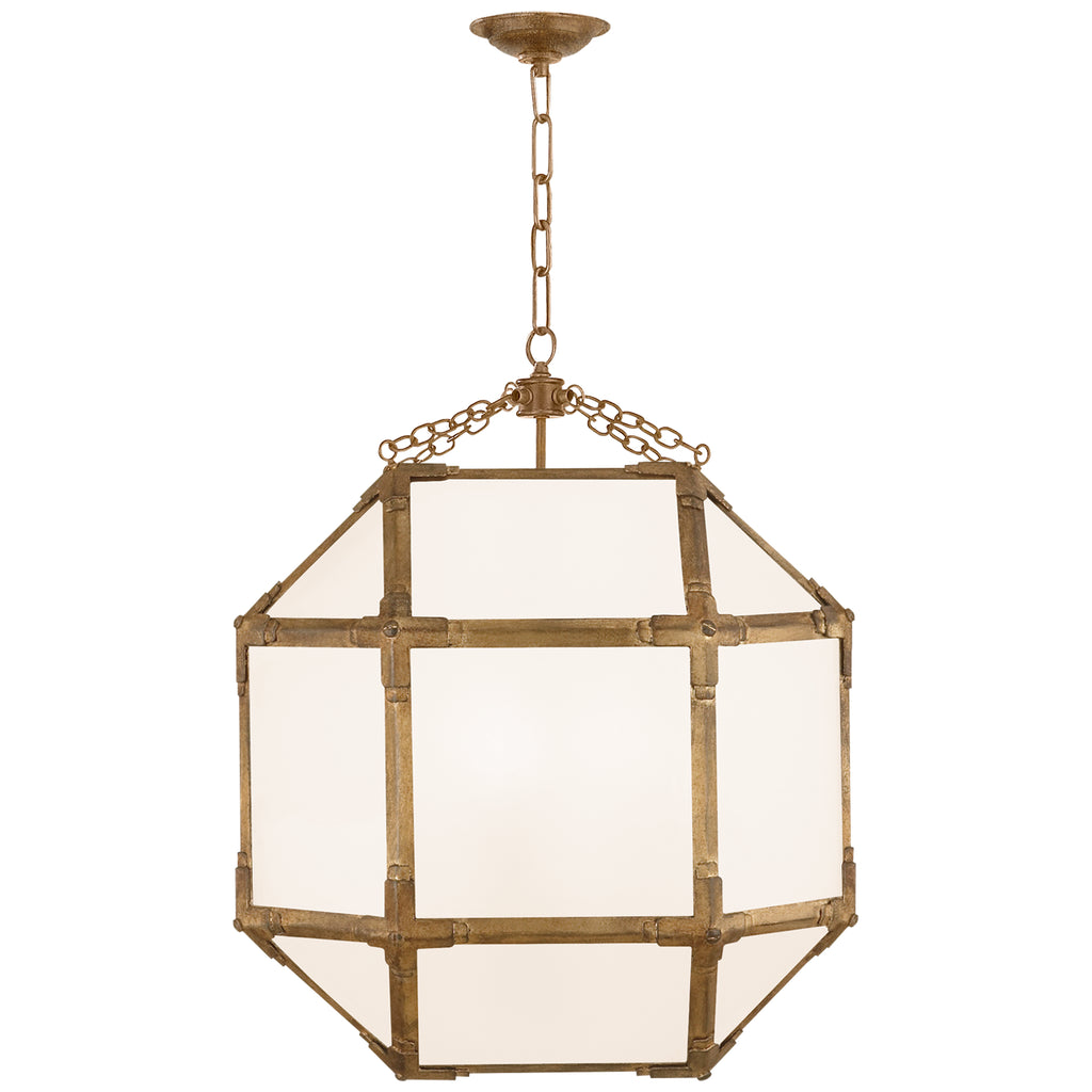Visual Comfort Signature Canada - SK 5009GI-WG - Three Light Lantern - Morris - Gilded Iron
