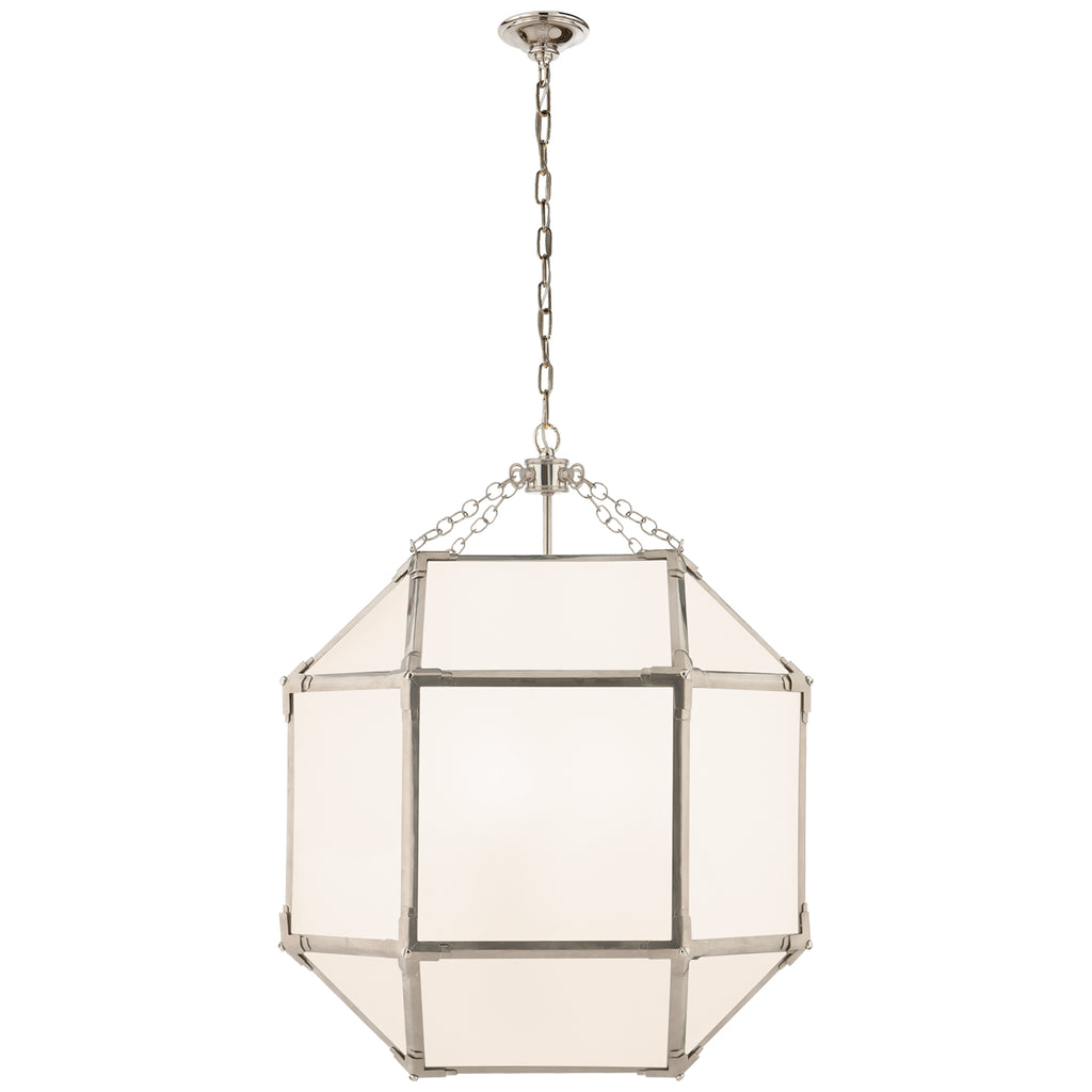 Visual Comfort Signature Canada - SK 5009PN-WG - Three Light Lantern - Morris - Polished Nickel