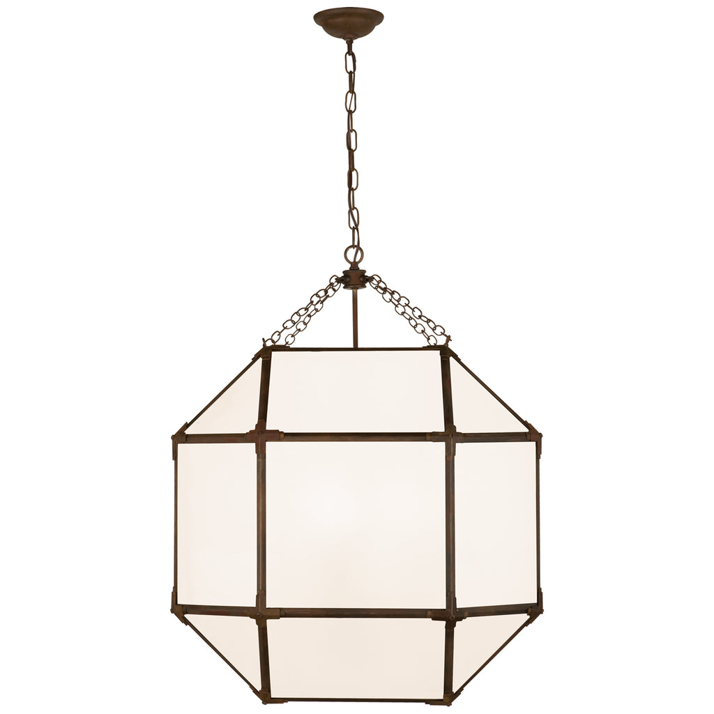 Visual Comfort Signature Canada - SK 5010AZ-WG - Three Light Lantern - Morris - Antique Zinc