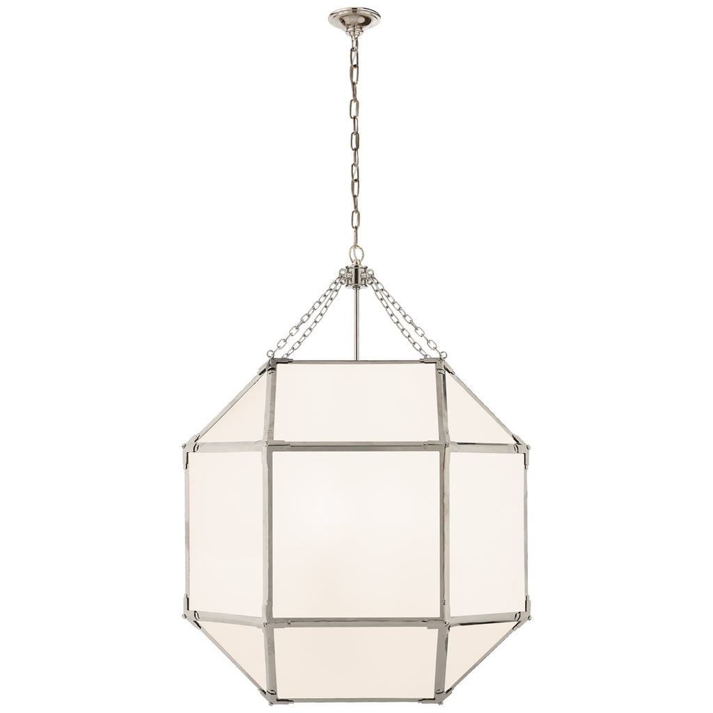 Visual Comfort Signature Canada - SK 5010PN-WG - Three Light Lantern - Morris - Polished Nickel