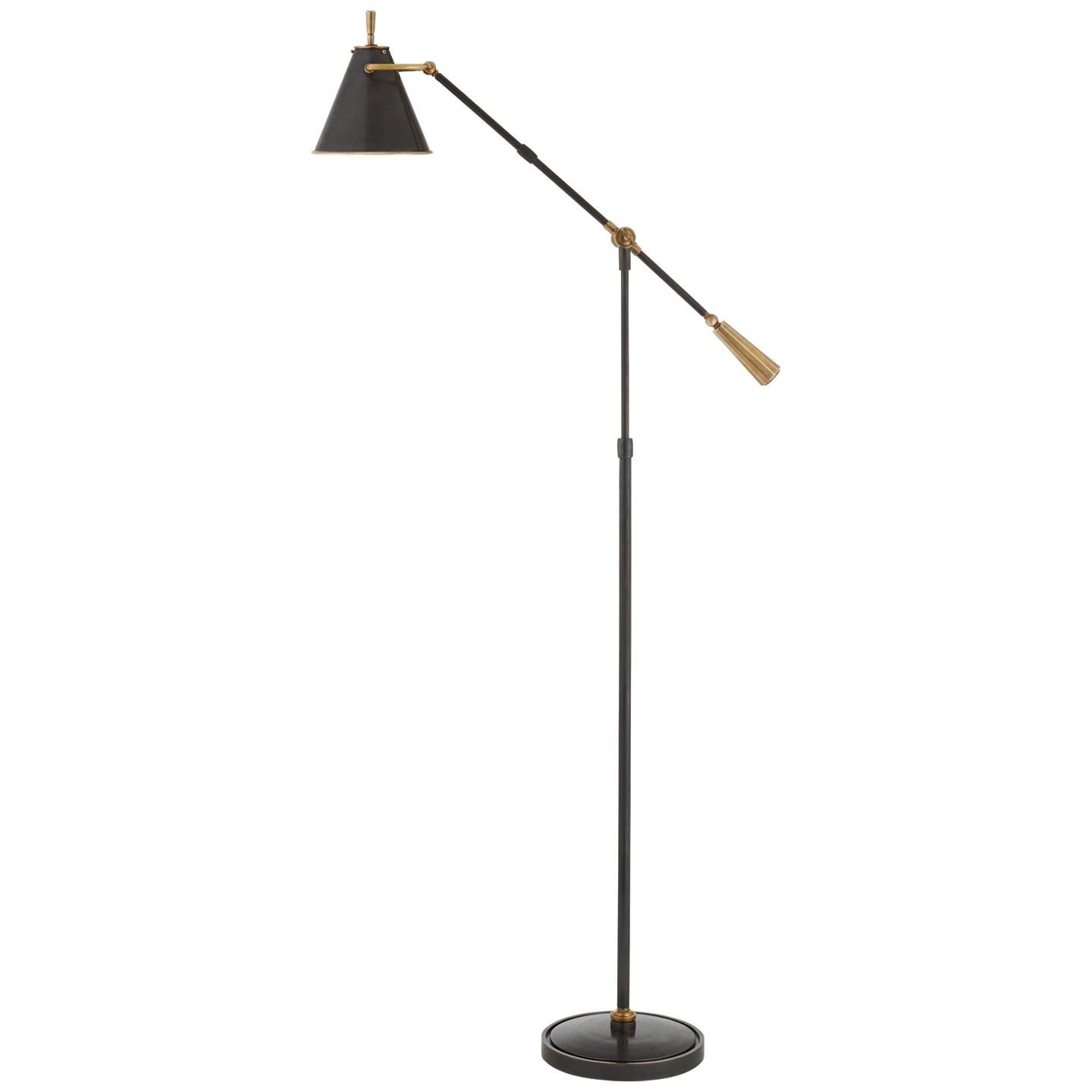 Visual Comfort Signature Canada - TOB 1536BZ/HAB - LED Floor Lamp - Goodman - Bronze and Brass