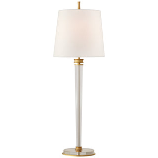Visual Comfort Signature Canada - TOB 3943HAB-L - One Light Buffet Lamp - Lyra - Hand-Rubbed Antique Brass and Crystal