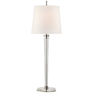 Visual Comfort Signature Canada - TOB 3943PN-L - One Light Buffet Lamp - Lyra - Polished Nickel and Crystal