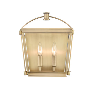 Alora Canada - WV312202VB - Two Light Bathroom Fixture - Manor - Vintage Brass