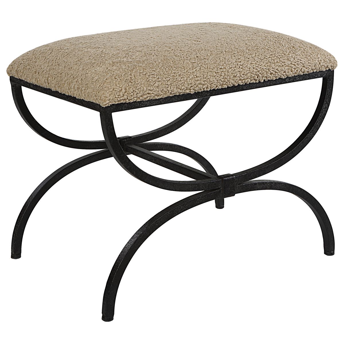 Shearling Ottoman