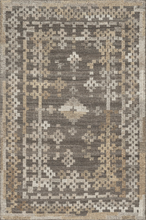 Akina Charcoal / Taupe 9'-3" x 13' Area Rug - AK-01 - 9'-3" x 13'