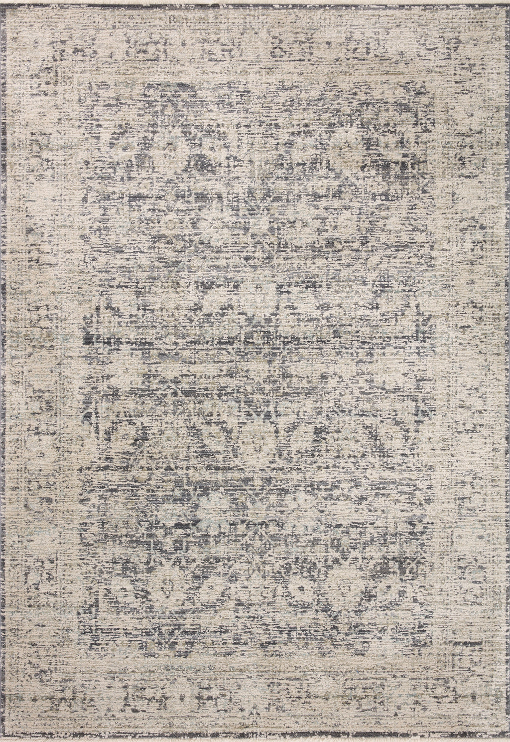 Amber Lewis x Loloi, Alie Rug, Charcoal / Beige