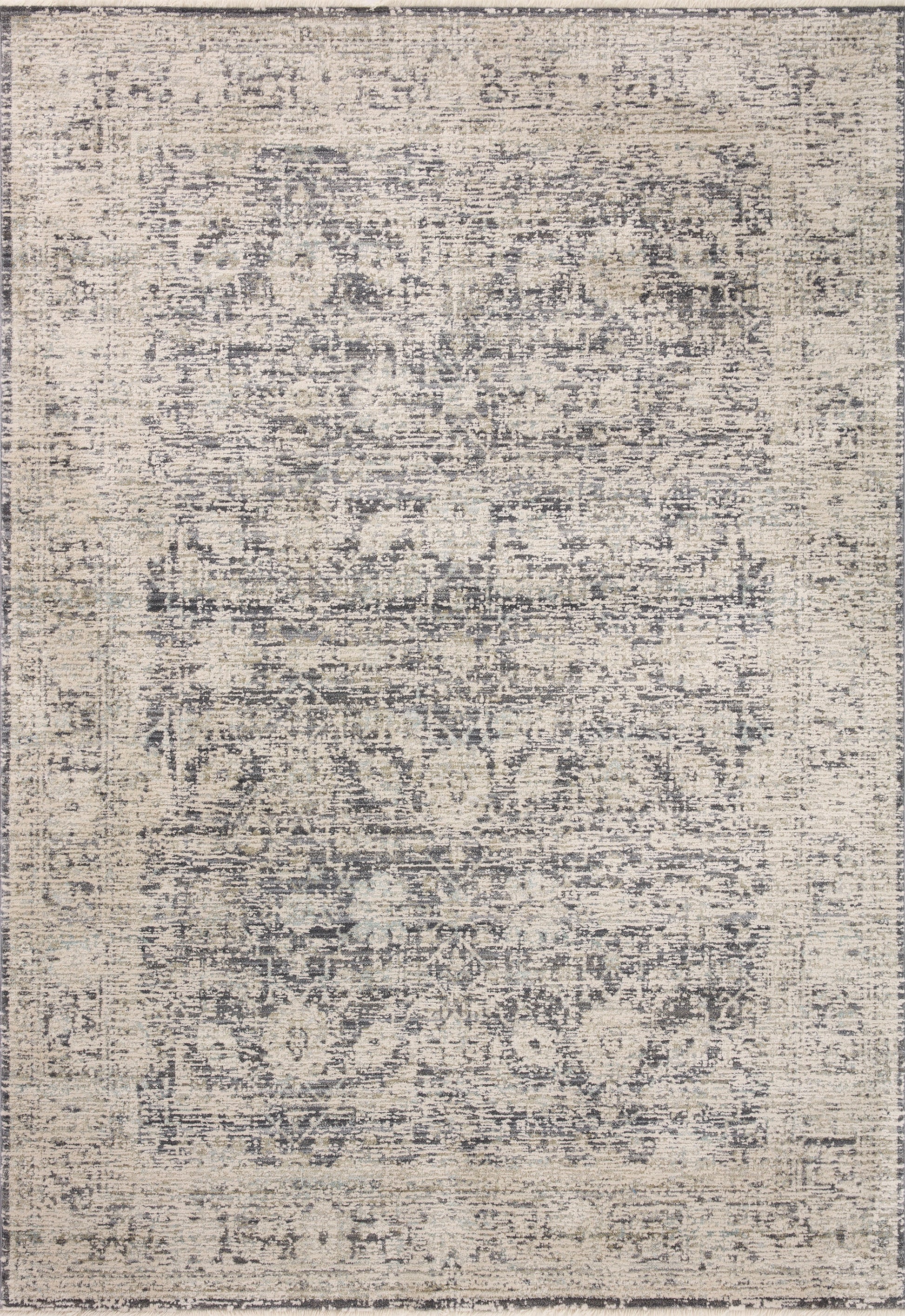 Amber Lewis x Loloi, Alie Rug, Charcoal / Beige