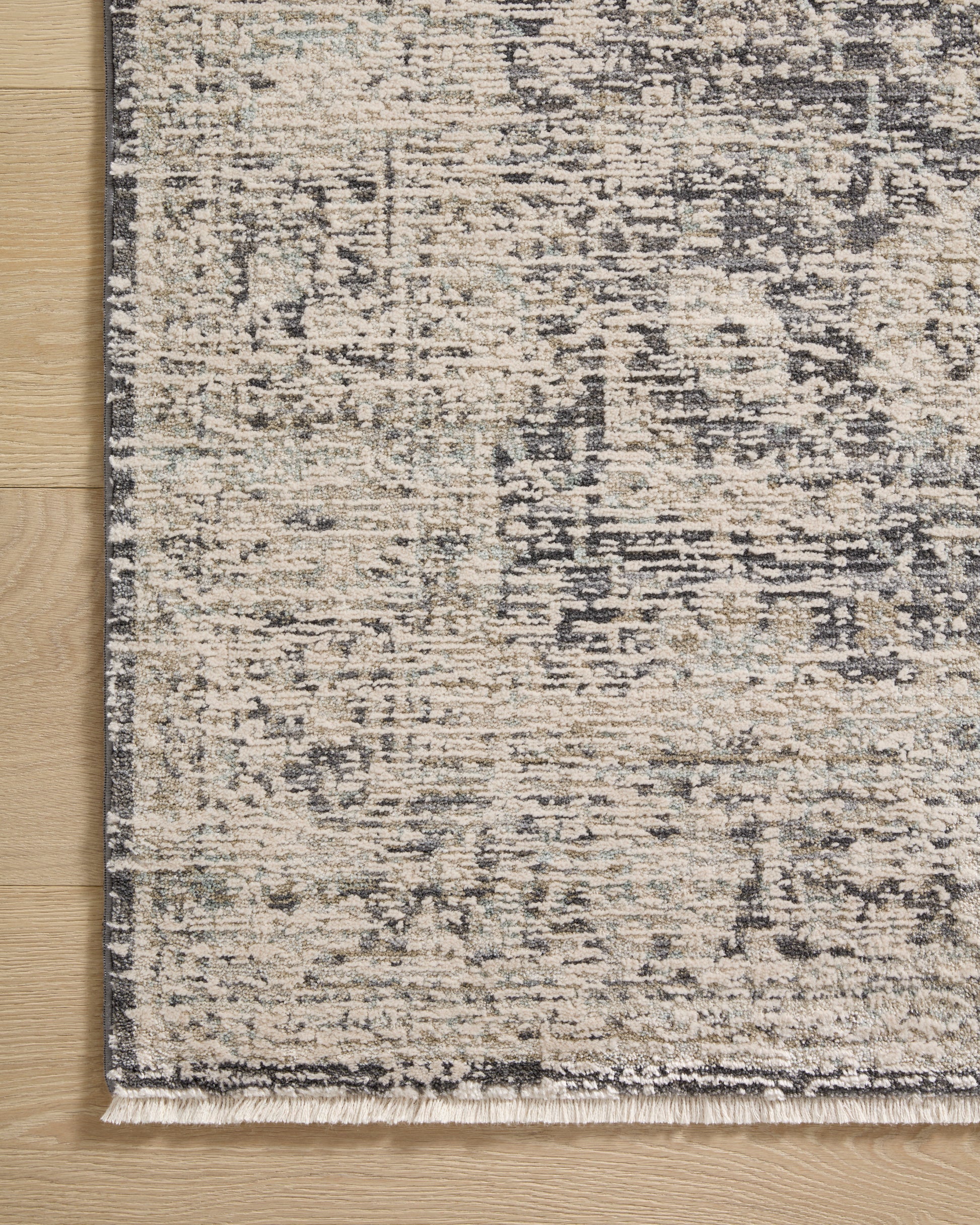 Amber Lewis x Loloi, Alie Rug, Charcoal / Beige