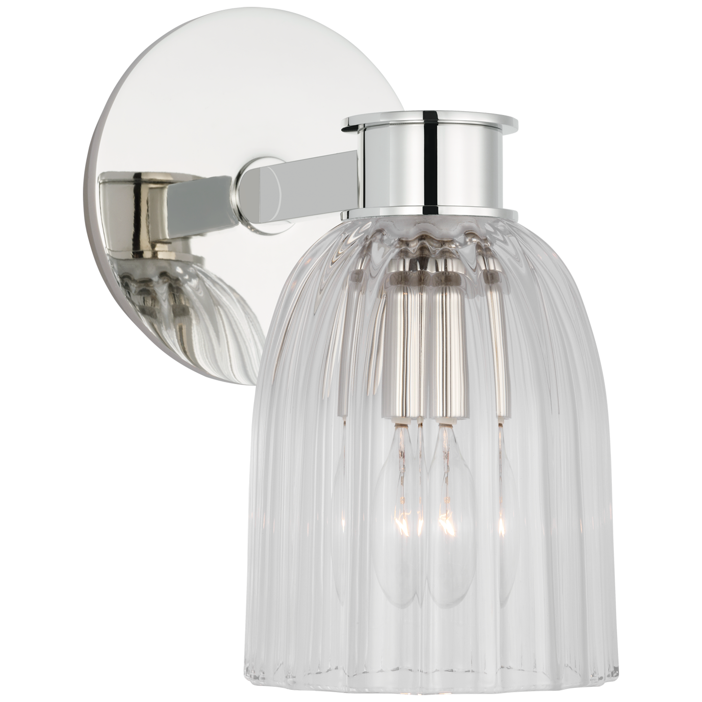Evangeline Sconce, Polished Nickel