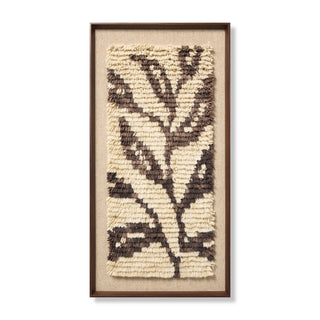 Nature's Unfurling Dark Brown Wall Art