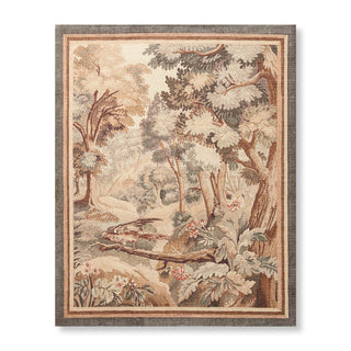 Woodland Watch Beige / Green Wall Art