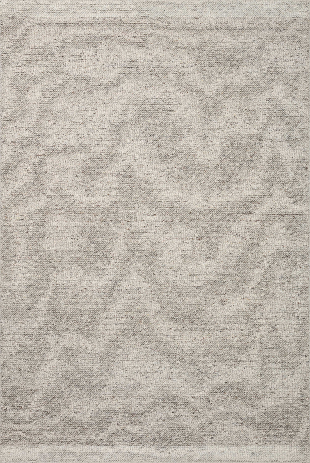 Magnolia Home by Joanna Gaines x Loloi Ashby Silver / Ivory 11'-6" x 15' Area Rug - ASH-03 - 11'-6" x 15'