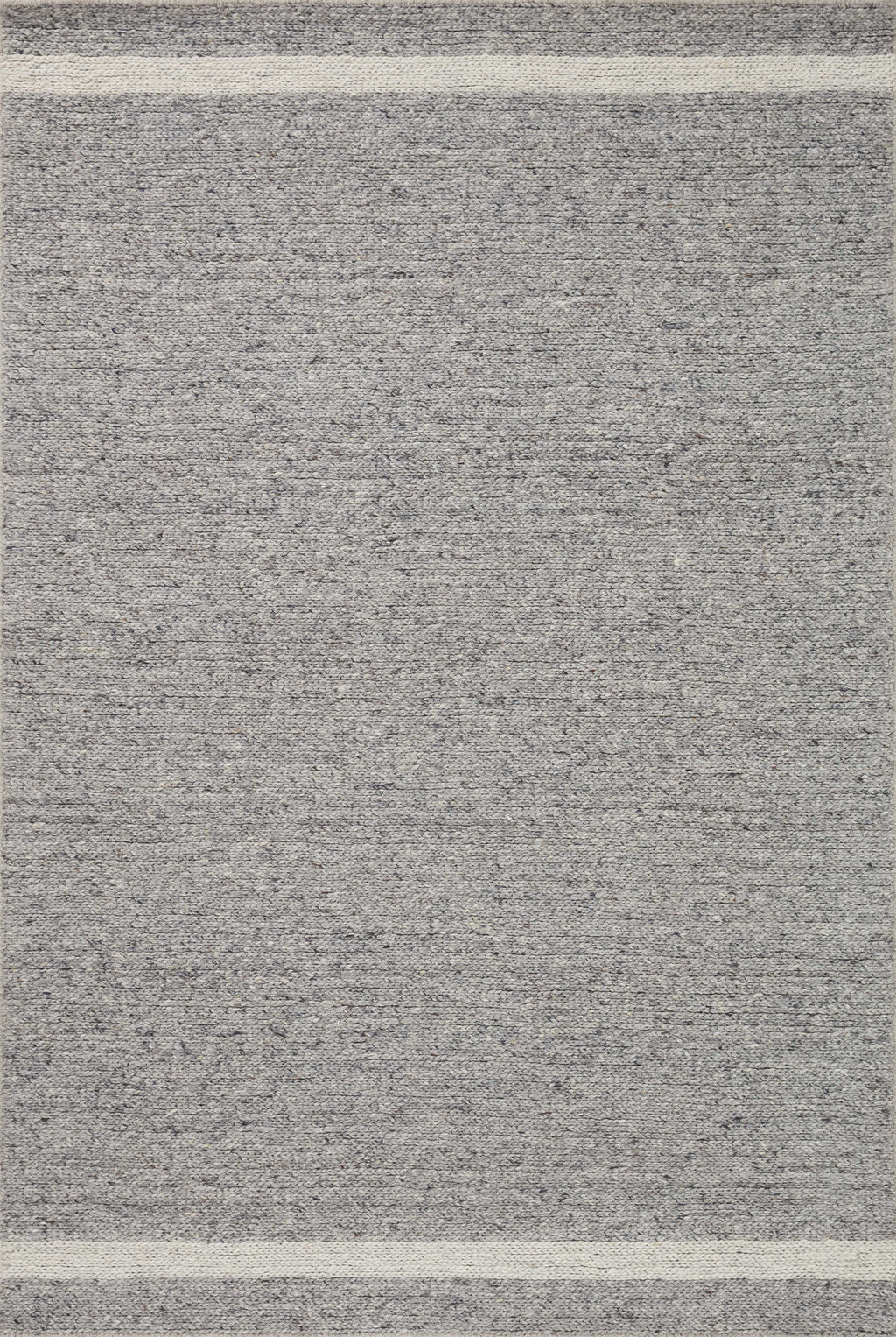 Magnolia Home by Joanna Gaines x Loloi Ashby Slate / Ivory 11'-6" x 15' Area Rug - ASH-04 - 11'-6" x 15'