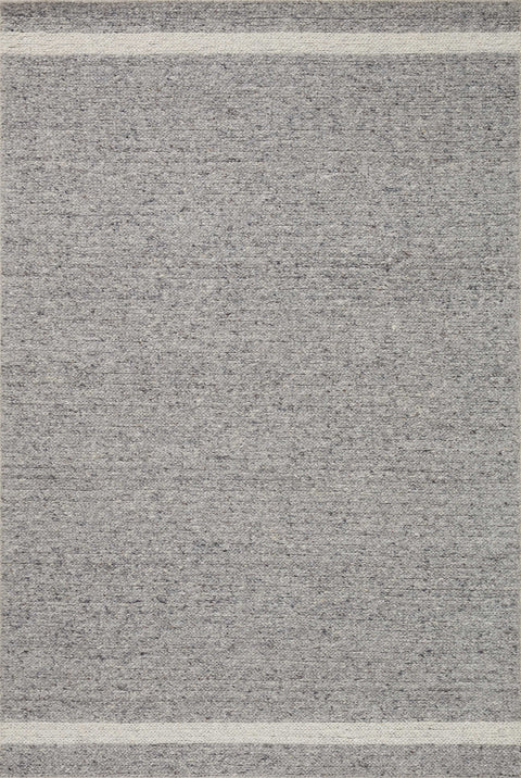 Magnolia Home by Joanna Gaines x Loloi Ashby Slate / Ivory 11'-6" x 15' Area Rug - ASH-04 - 11'-6" x 15'