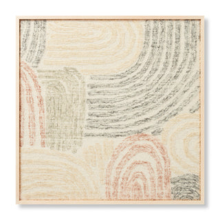 River Bed Black / Multi Wall Art