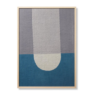 Bullet Point Blue / Grey Wall Art