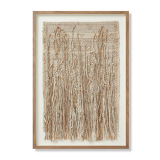 Natural Falls Beige / Ivory Wall Art