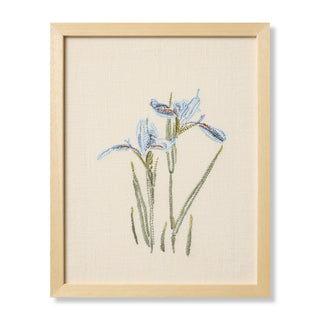Iris Blue Blue / Green Wall Art