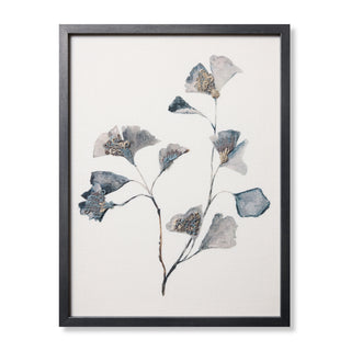 Ginkgo's Grace Dk. Grey Wall Art