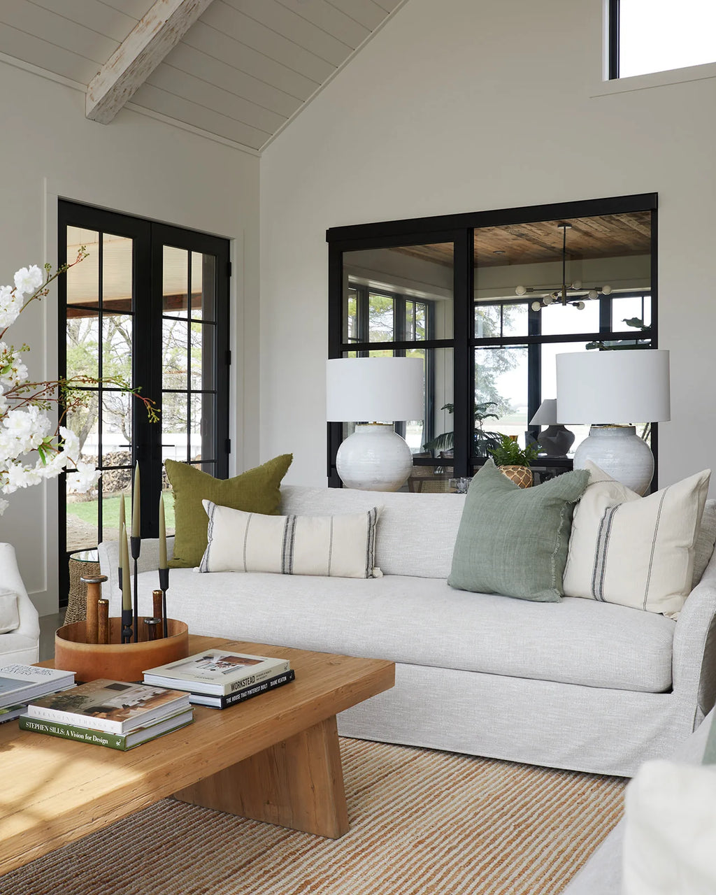Moreau Natural Slipcovered Sofa